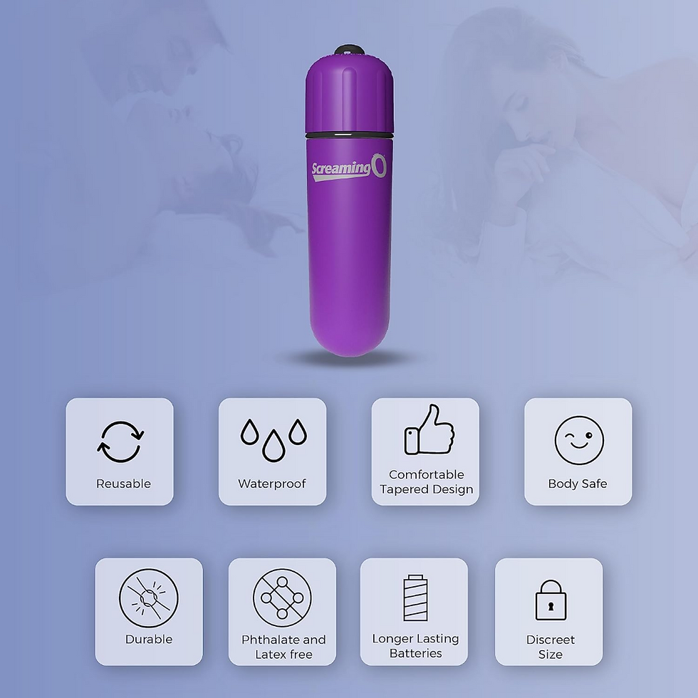 Thumbnail: Screaming O 4B Deep Rumbling Bullet Vibrator Blueberry Grape Kiwi Strawberry