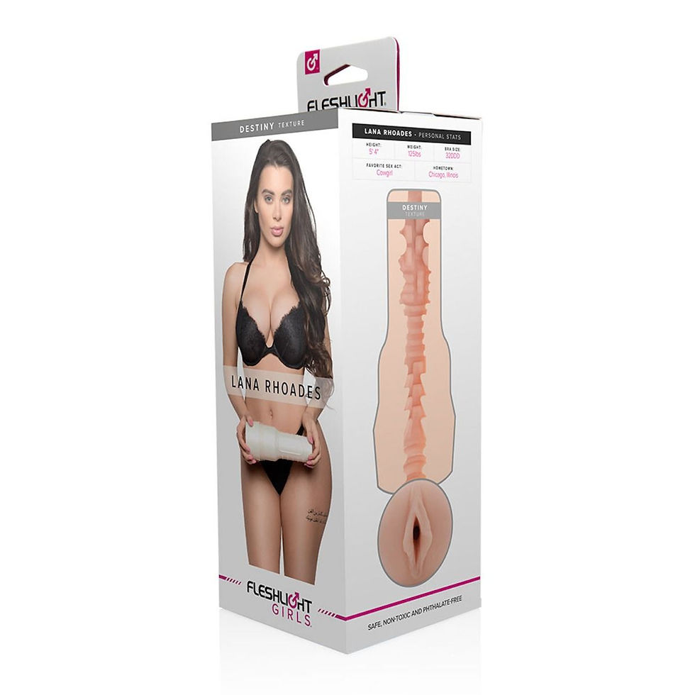 Thumbnail: Fleshlight Girls Lana Rhoades Destiny Vagina Pussy Karma Butt Masturbator