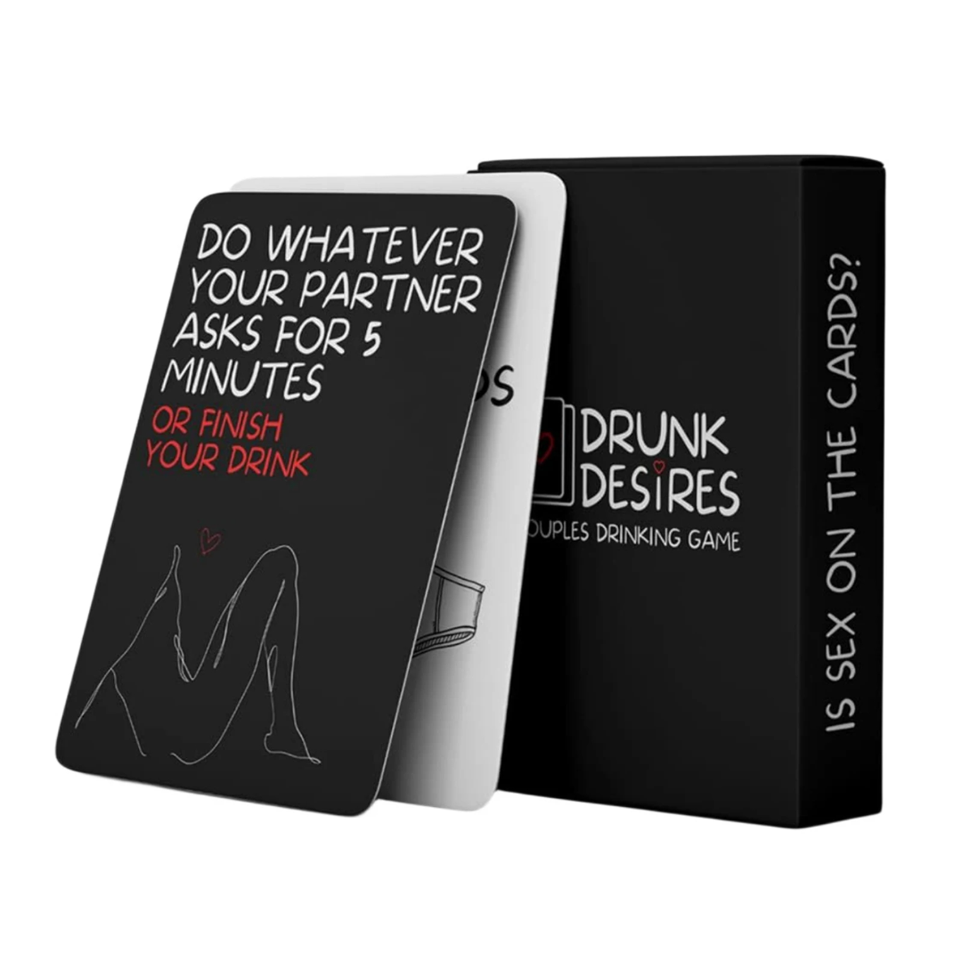 Drunk Desires Couples Drinking Card Game For Intimate Fun