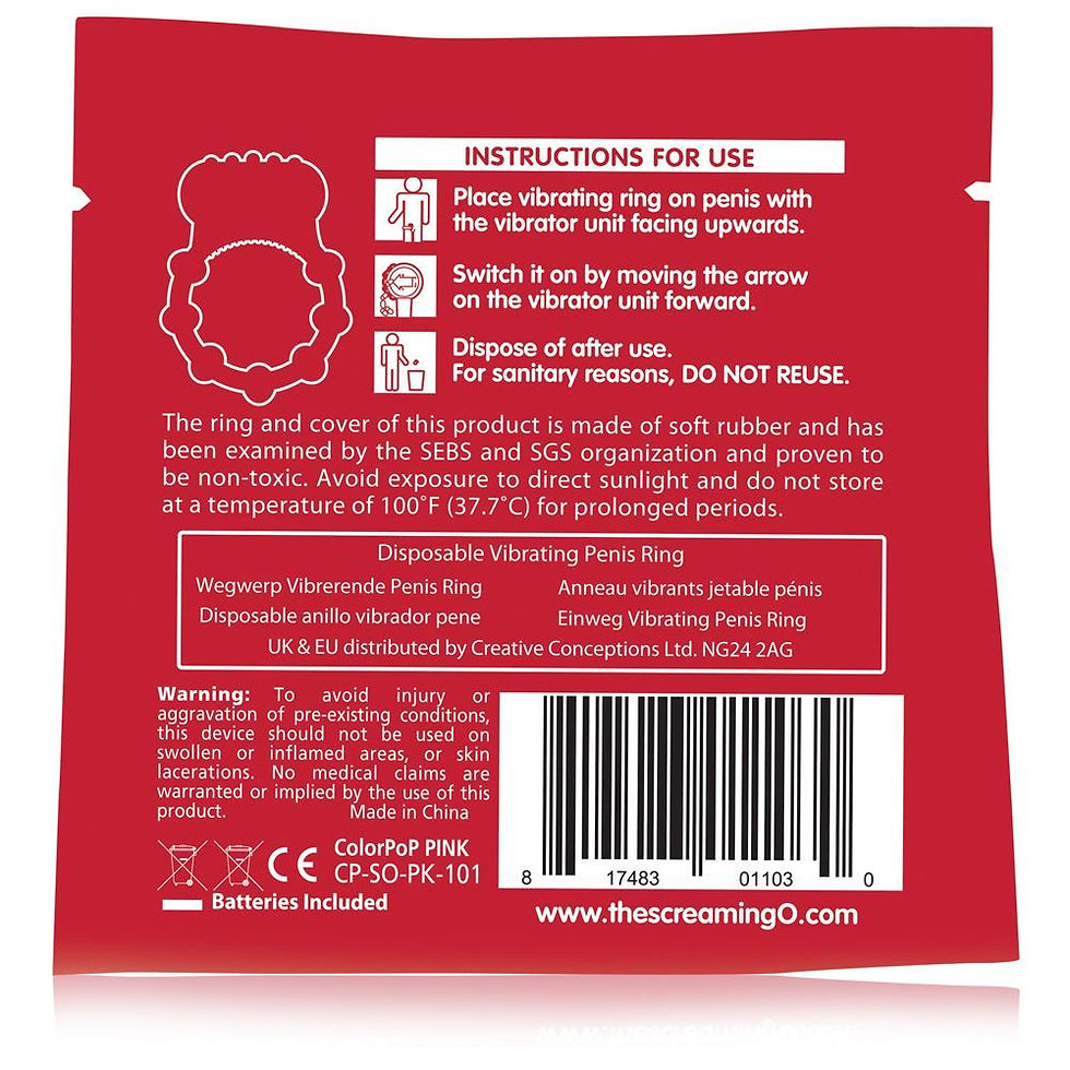Thumbnail: Screaming O Colour Pop Quickie Basic Vibrating Cock Ring