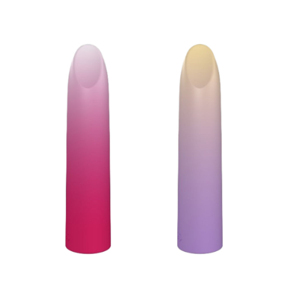 Party Color Lippy Rechargeable Bullet Vibrator Pink & Purple