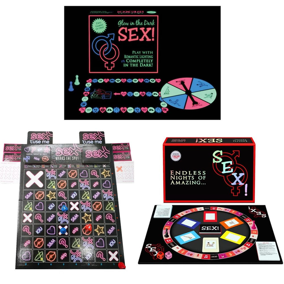 Thumbnail: Glow in the Dark SEX! / Sex Marks The Spot Romantic / SEX! Couple’s Board Game