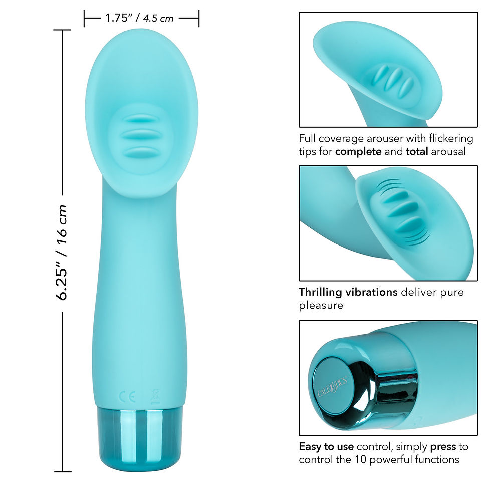 Thumbnail: CalExotics Eden Climaxer Silicone Clitoral Massager Vibrator
