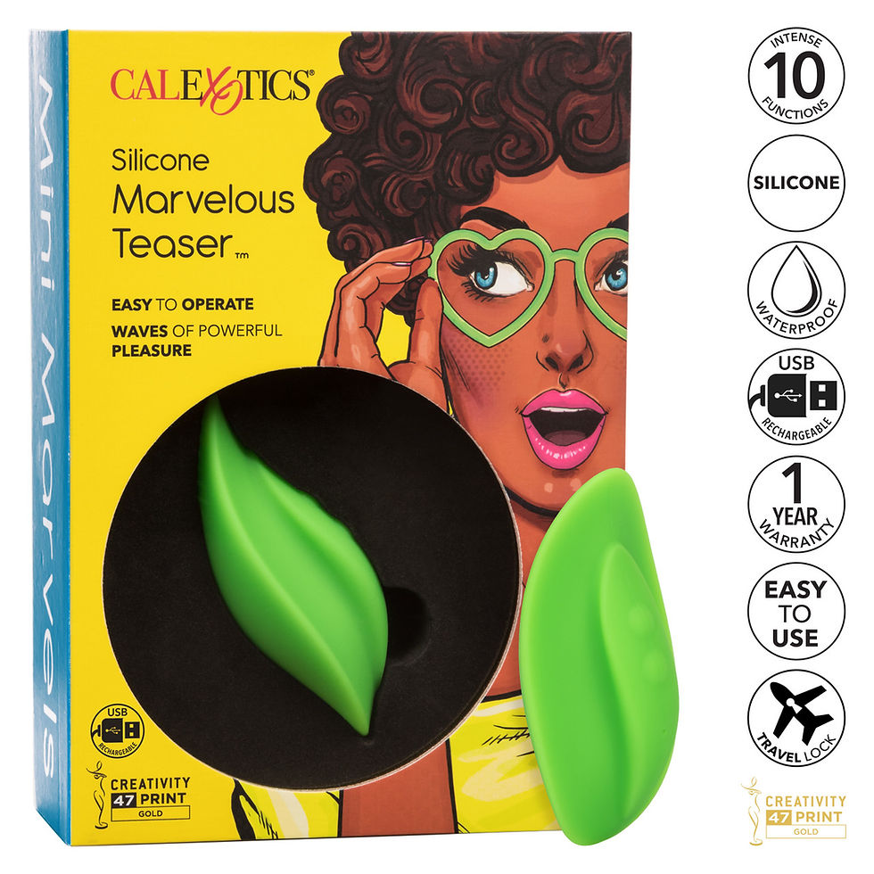 Thumbnail: CalExotics Mini Marvels Silicone Marvelous Teaser Rechargeable Vibrator
