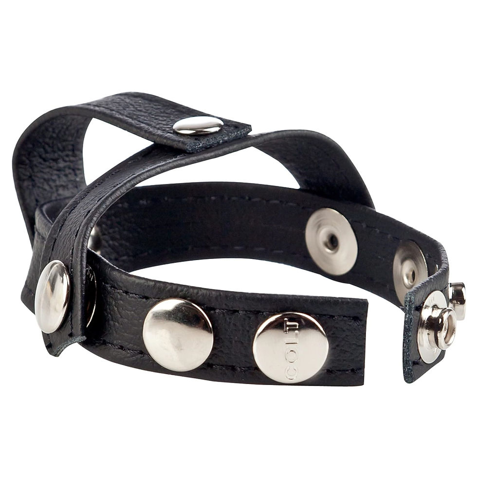 Thumbnail: Colt Gear Leather C/B  H-Piece Divider Strap Cock And Balls Ring