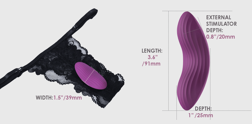 Thumbnail: Svakom Edeny App Remote Controlled Clitoral Stimulator Panty Vibrator