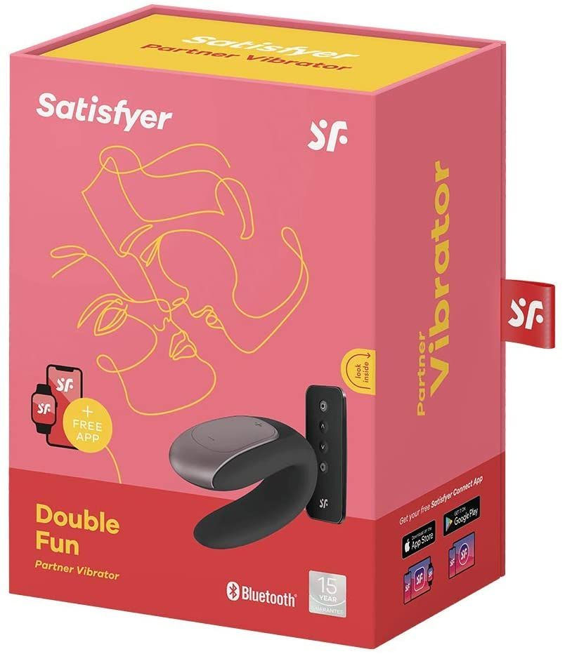 Thumbnail: Satisfyer Connect Double Fun App Remote Controlled Wearable Vibrator For Couples