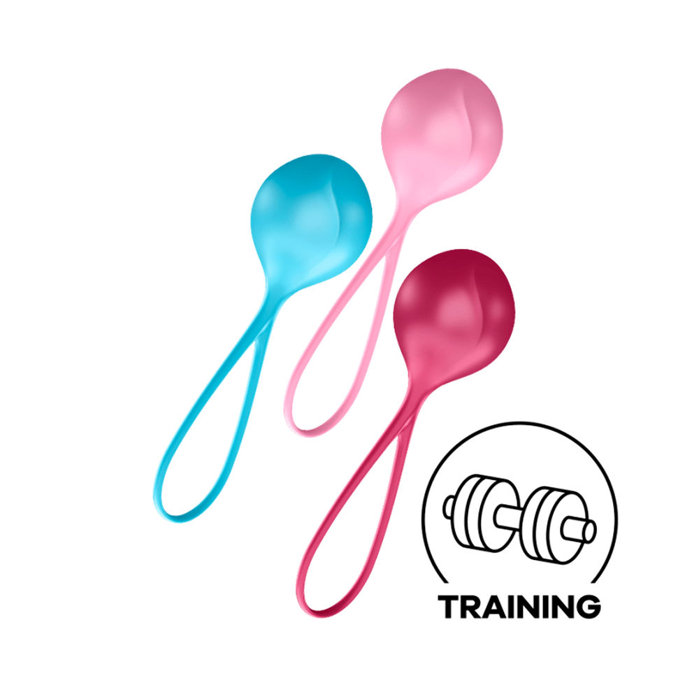 Satisfyer Strengthening Balls Silicone Kegel Exercise Pelvic Floor Training Set