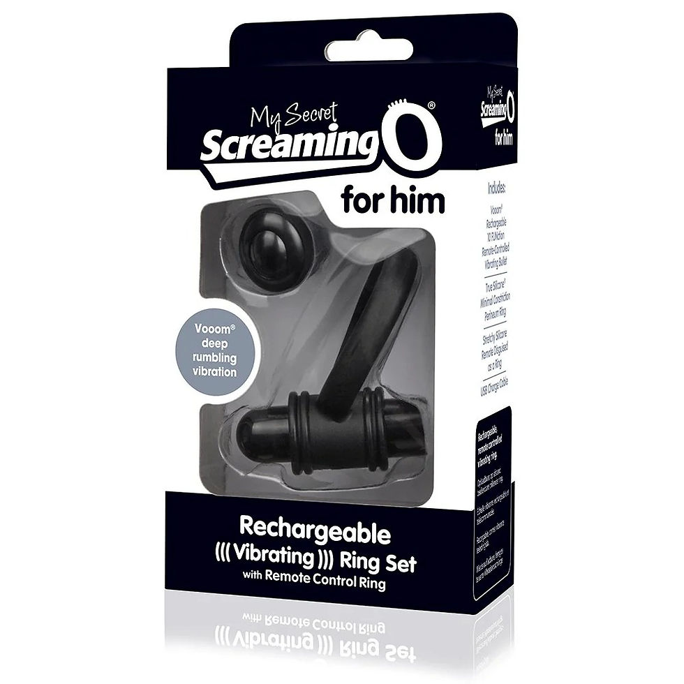 Thumbnail: Screaming O My Secret Remote Control Vibrating Bullet And Cock Ring Set For Him