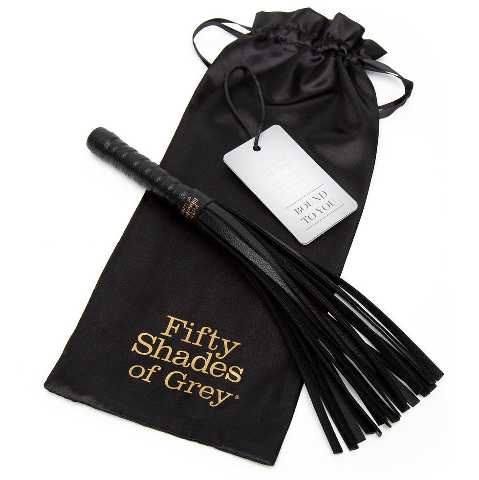 Thumbnail: Fifty Shades of Grey Bound to You Faux Leather Flogger Spanking Paddle