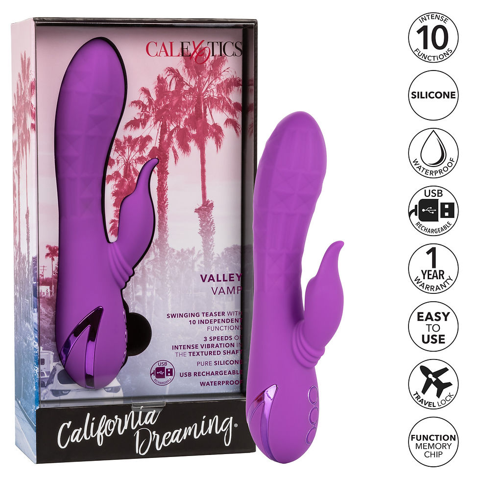 Thumbnail: CalExotics California Dreaming Valley Vamp Swinging Teaser Rabbit Vibrator