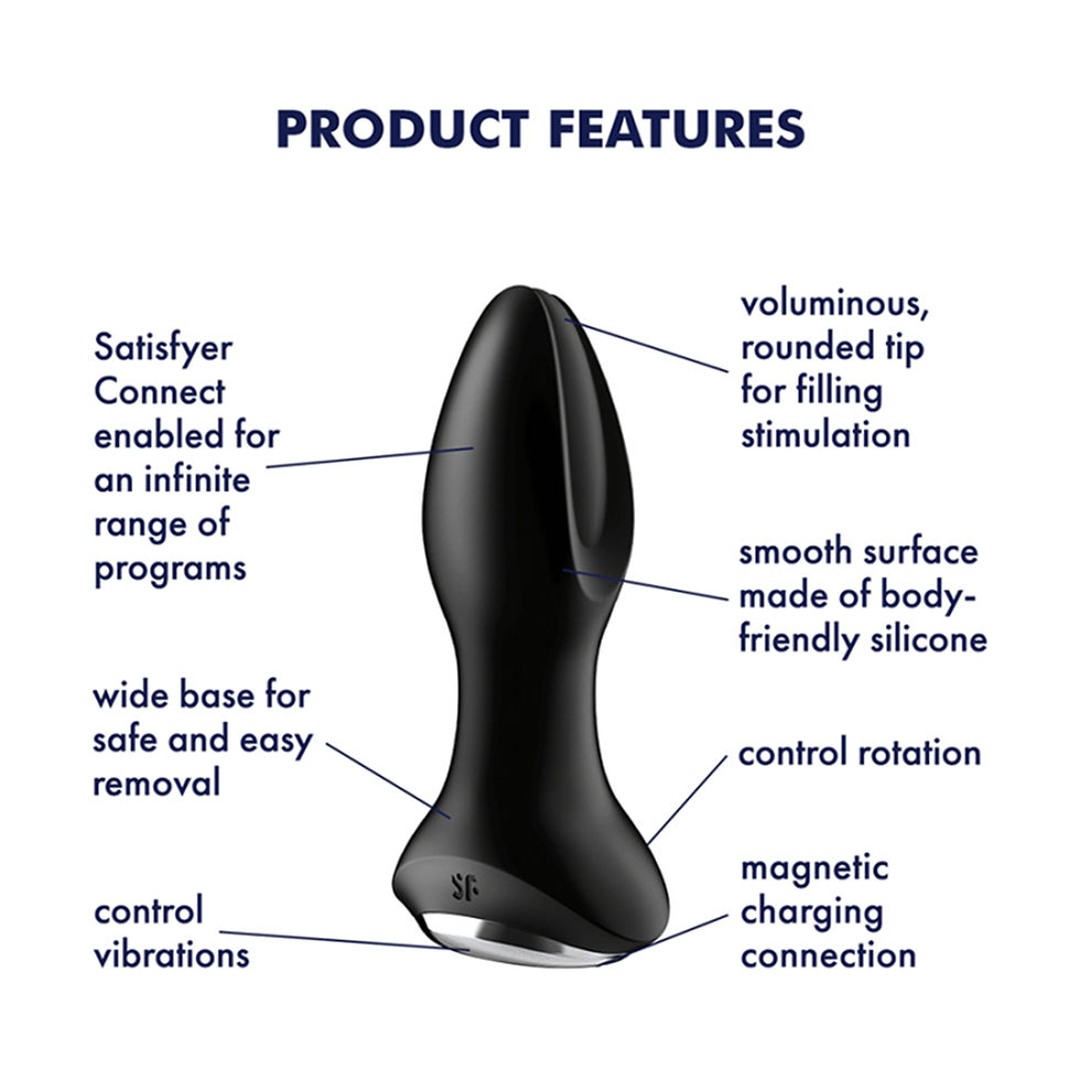 Thumbnail: Satisfyer Connect Rotator Plug 2+ App Controlled Rotating Anal Plug Vibrator