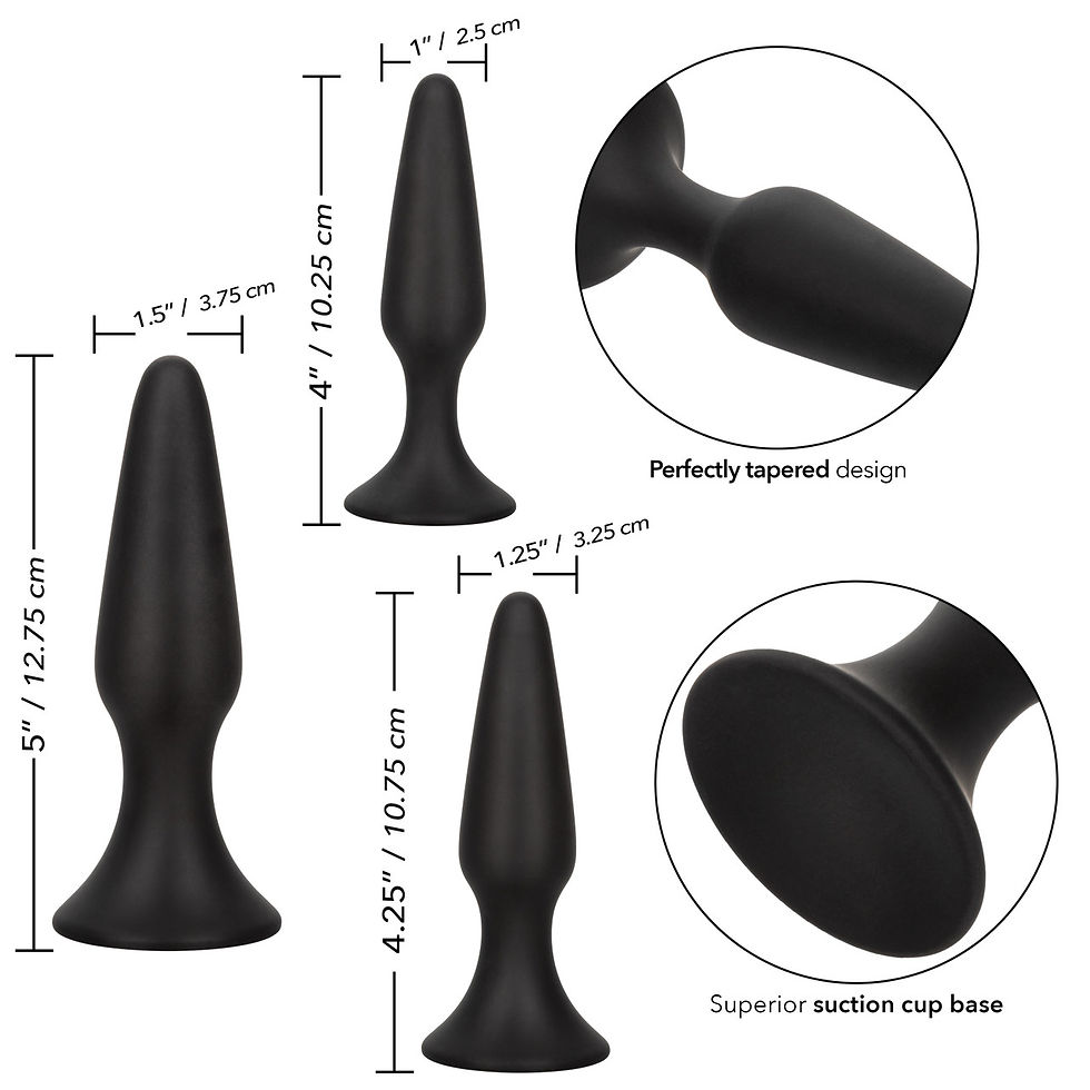 Thumbnail: Colt Gear Anal Trainer Kit Butt Plugs Set of 3