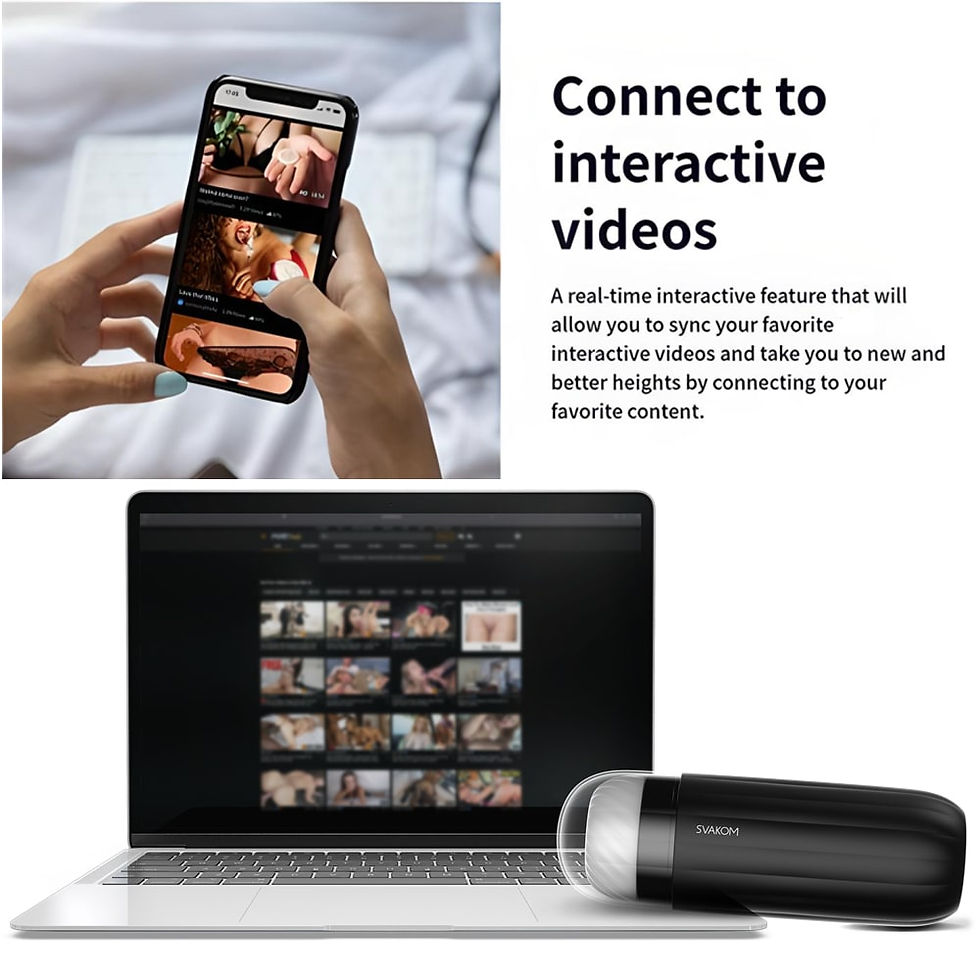 Thumbnail: Svakom Sam Neo 2 Pro App Interactive Heating Sucking Vibrating Masturbator