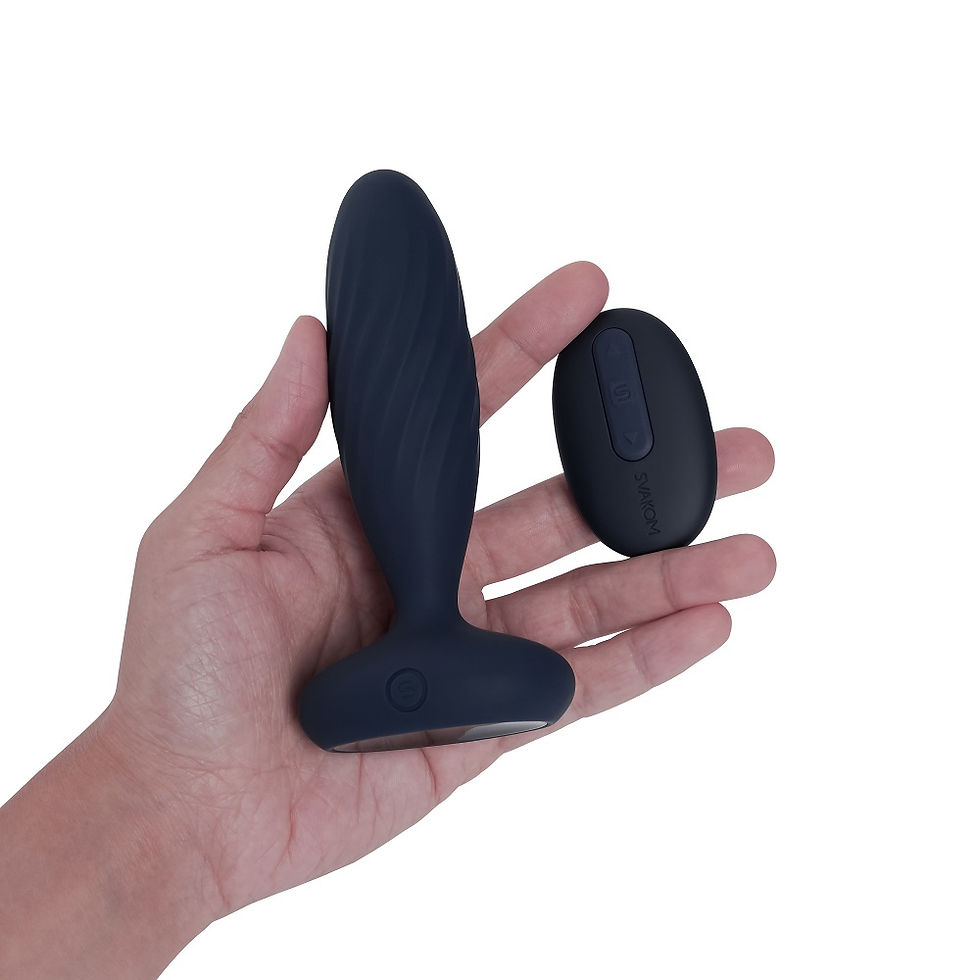 Thumbnail: Svakom Jordan App Remote Controlled Thrusting Anal Butt Plug Vibrator