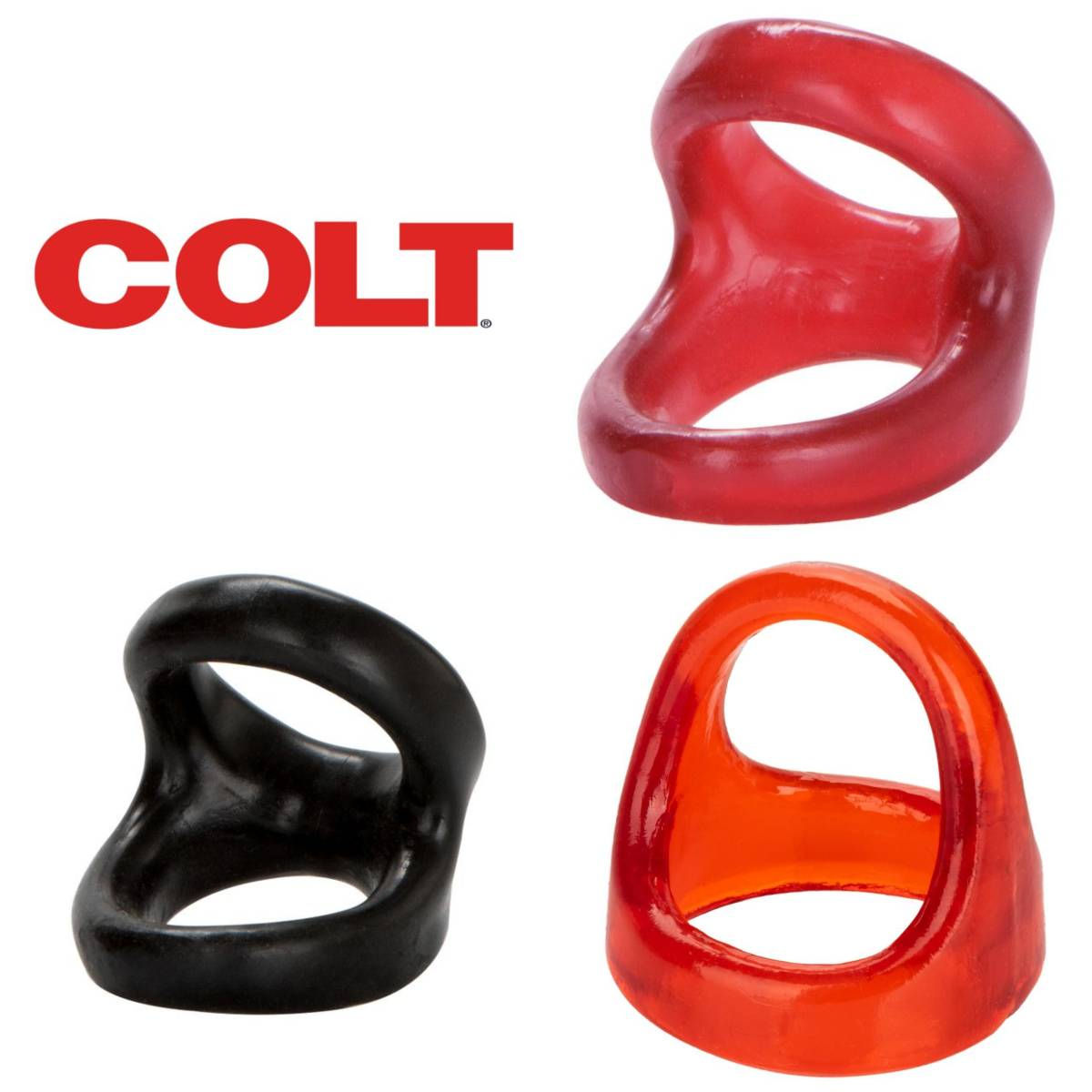 Colt Gear Snug Tugger Dual Support Cock And Ball Rings