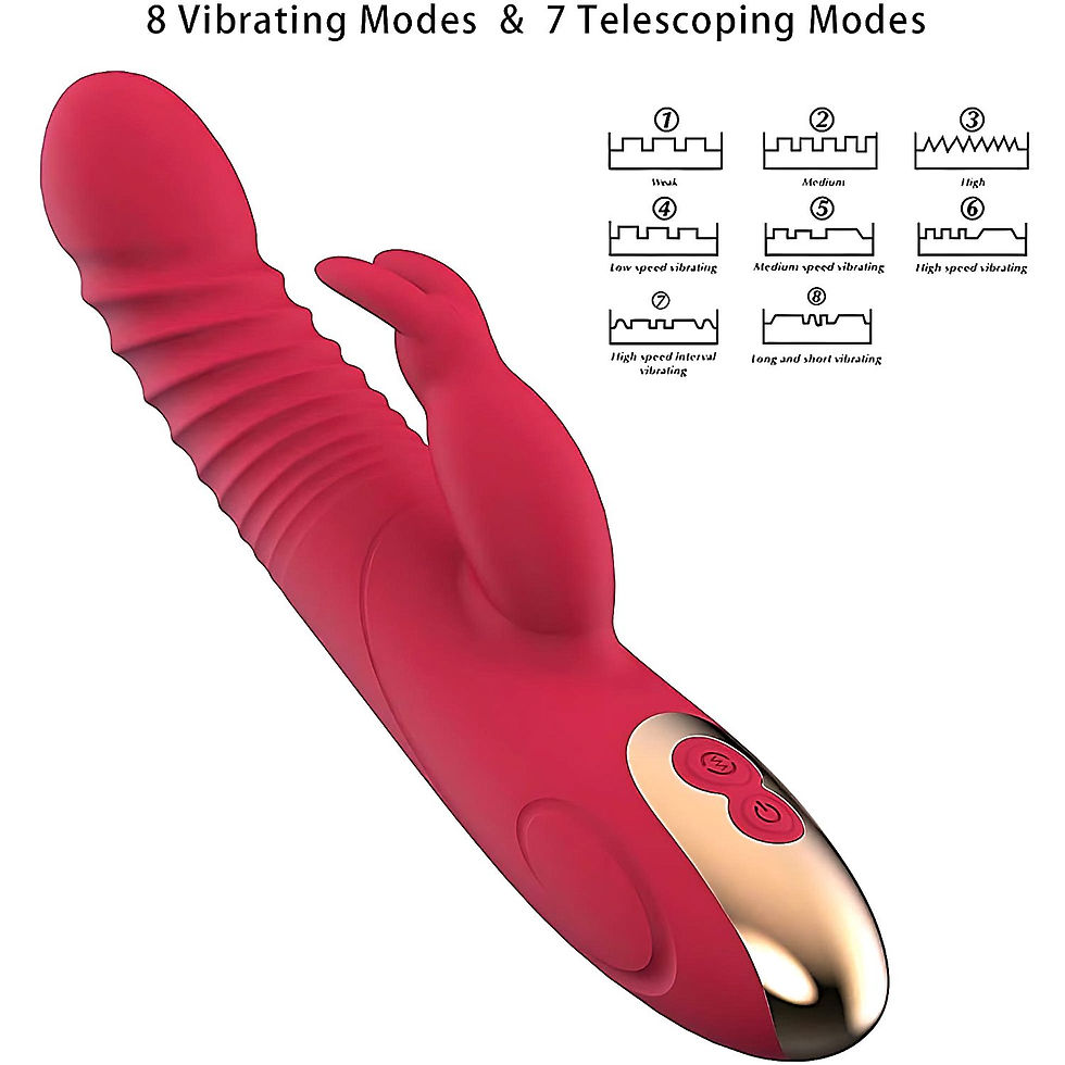 Thumbnail: Dream King Auto Heated Thrusting Rampant Rabbit Vibrator