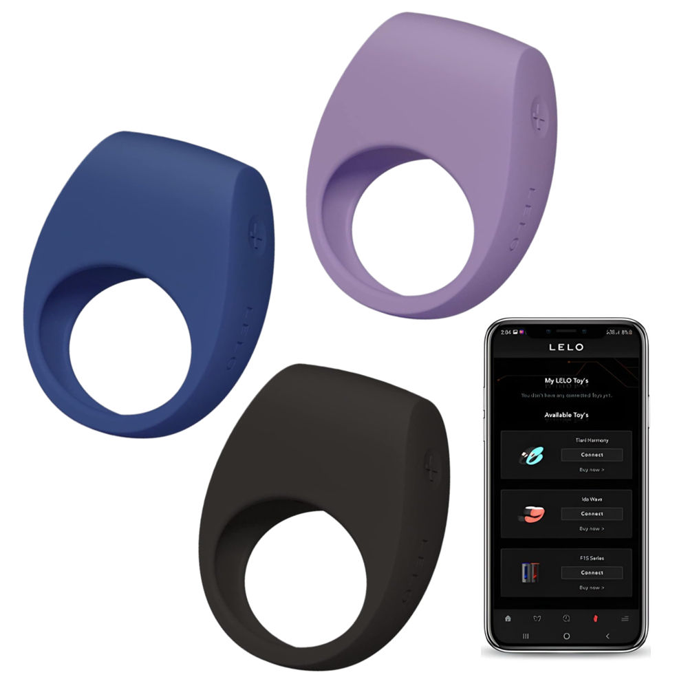 Lelo Tor 3 App Controlled Vibrating Penis Cock Ring For Couples