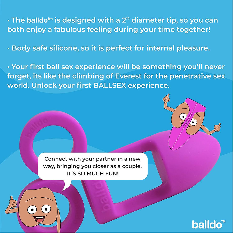 Thumbnail: Balldo The Worlds First For Your Ballgasm Dildo To Balls Set