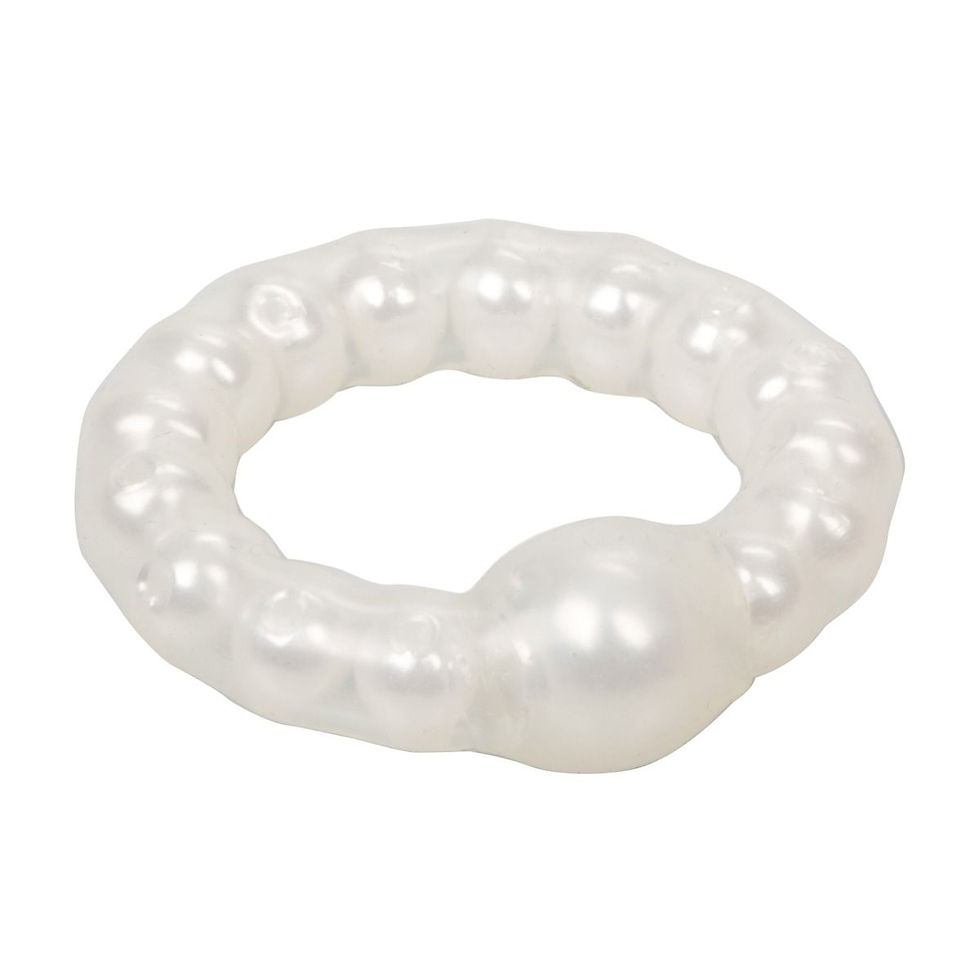 Thumbnail: CalExotics Pearl Bead Prolong Cock Ring