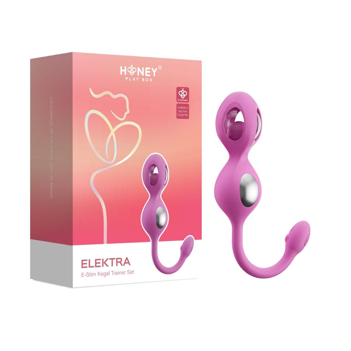 Honey Play Box Elektra App-Controlled E-Stim Kegel Training Set