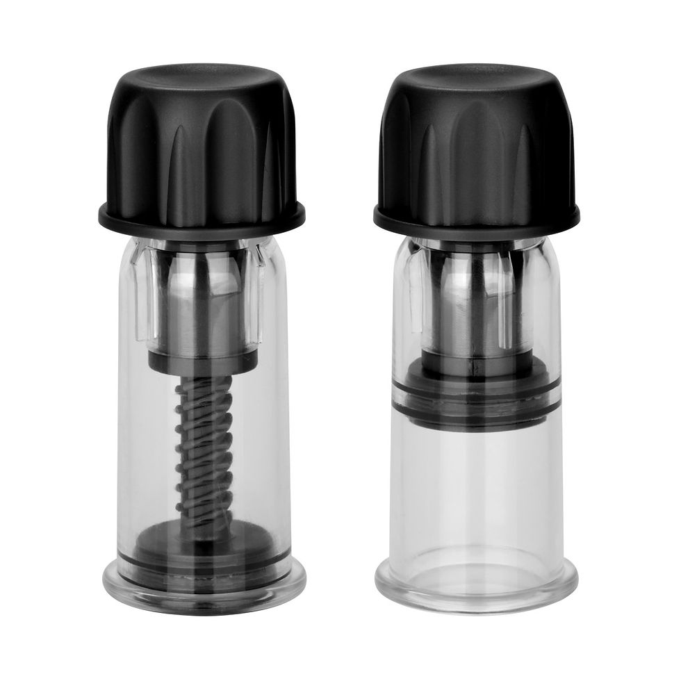 Thumbnail: Colt Gear Vacuum Nipple Pro Suckers Set Of 2 Breast Suction Play Enlargers