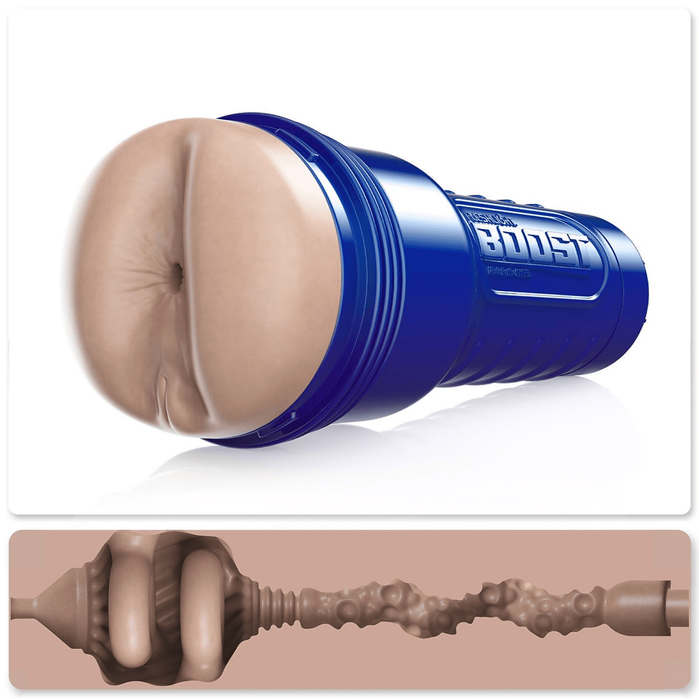 Thumbnail: Fleshlight Boost Female Vaginal-Bang Anal-Blast Mouth-Blow Masturbator
