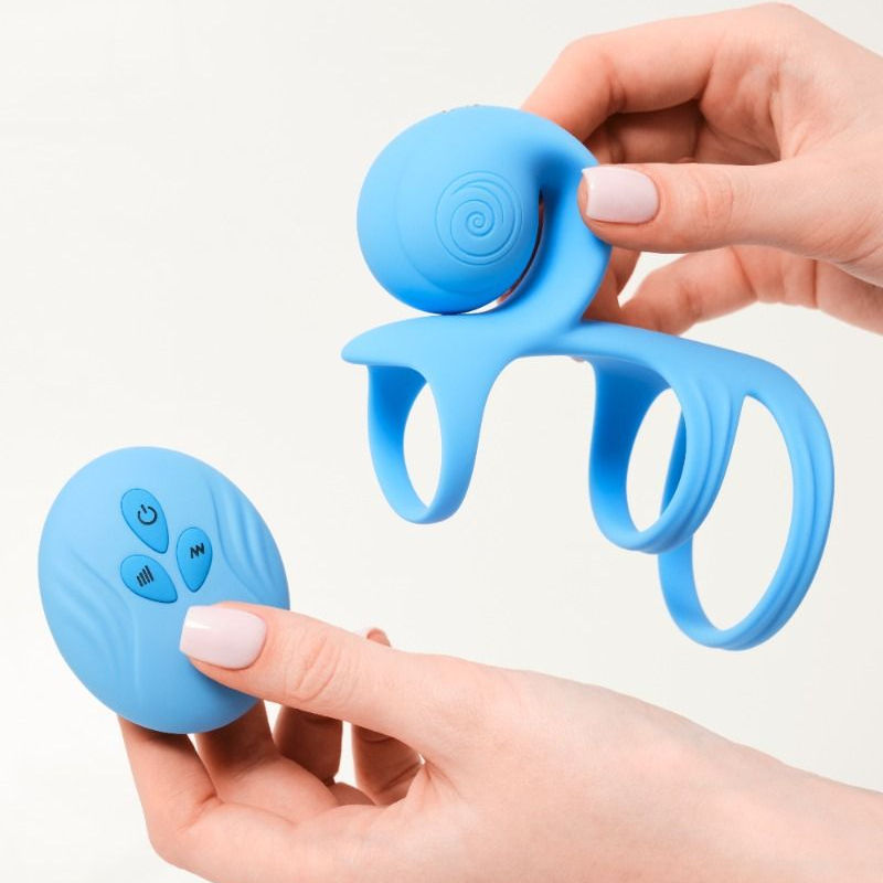 Thumbnail: SVibe Snail Vibe Jovi Arc Remote Control Vibrating Ring For Couple