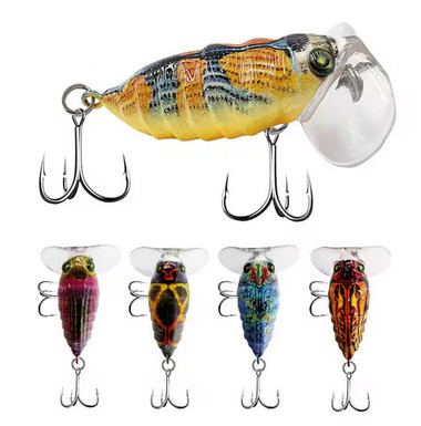 fishing lure wobbling cicada crankbait