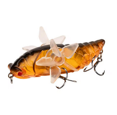 fishing lure cicada with spinning wings