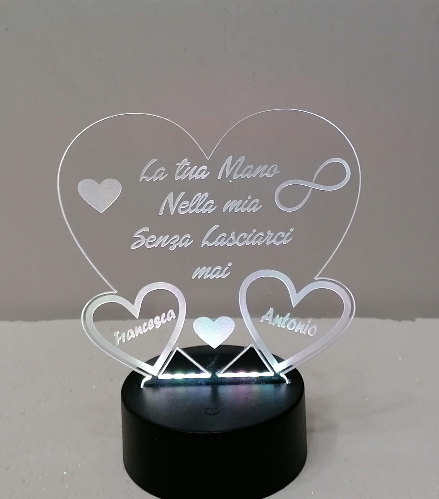 Plexiglass con LED