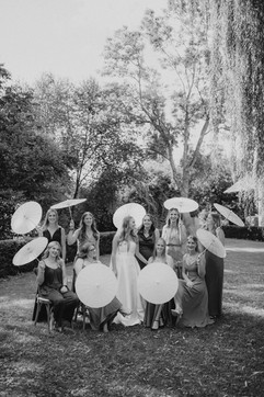 Hochzeit Gruppenbild Schlossgut Lautenbach Brautjungfern