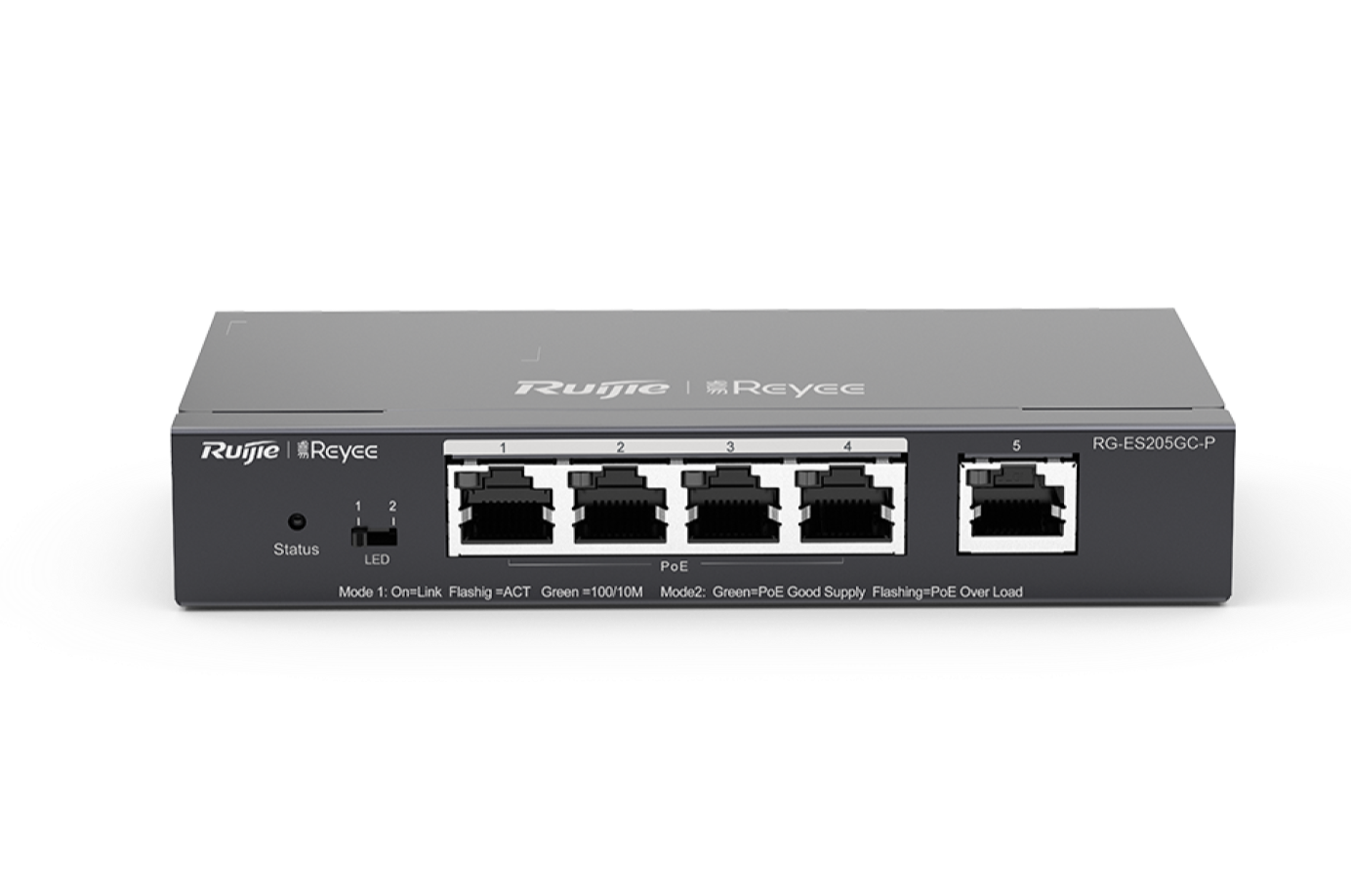 Ruijie RG-ES205GC-P 5-Port Gigabit Smart Cloud Mananged PoE Switch
