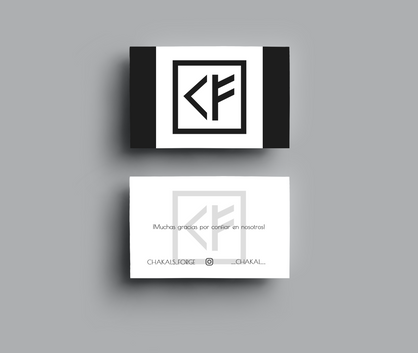 Tarjeta de agradecimiento: Portada y Dorso