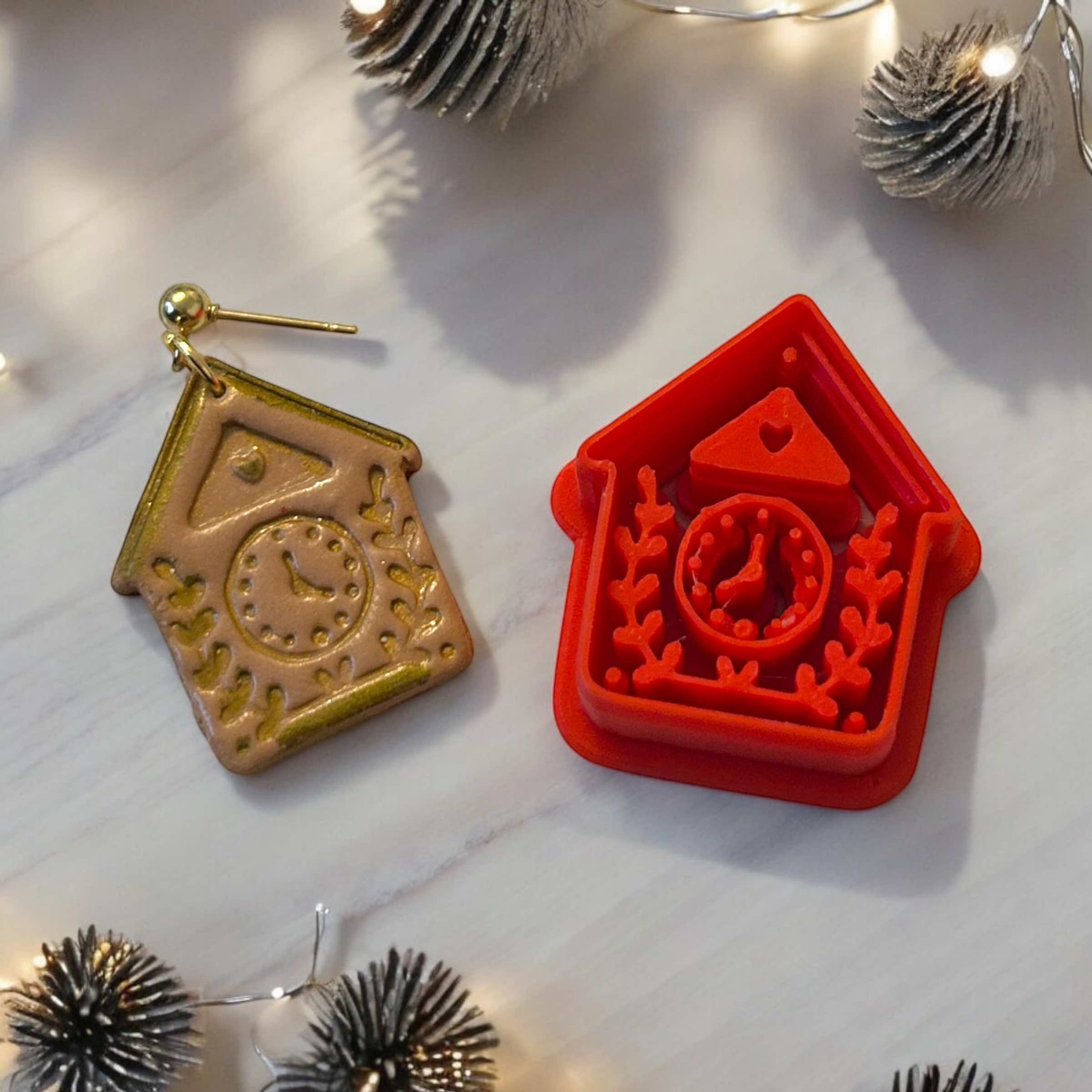 Nordic Cuckoo Clock Clay Cutter