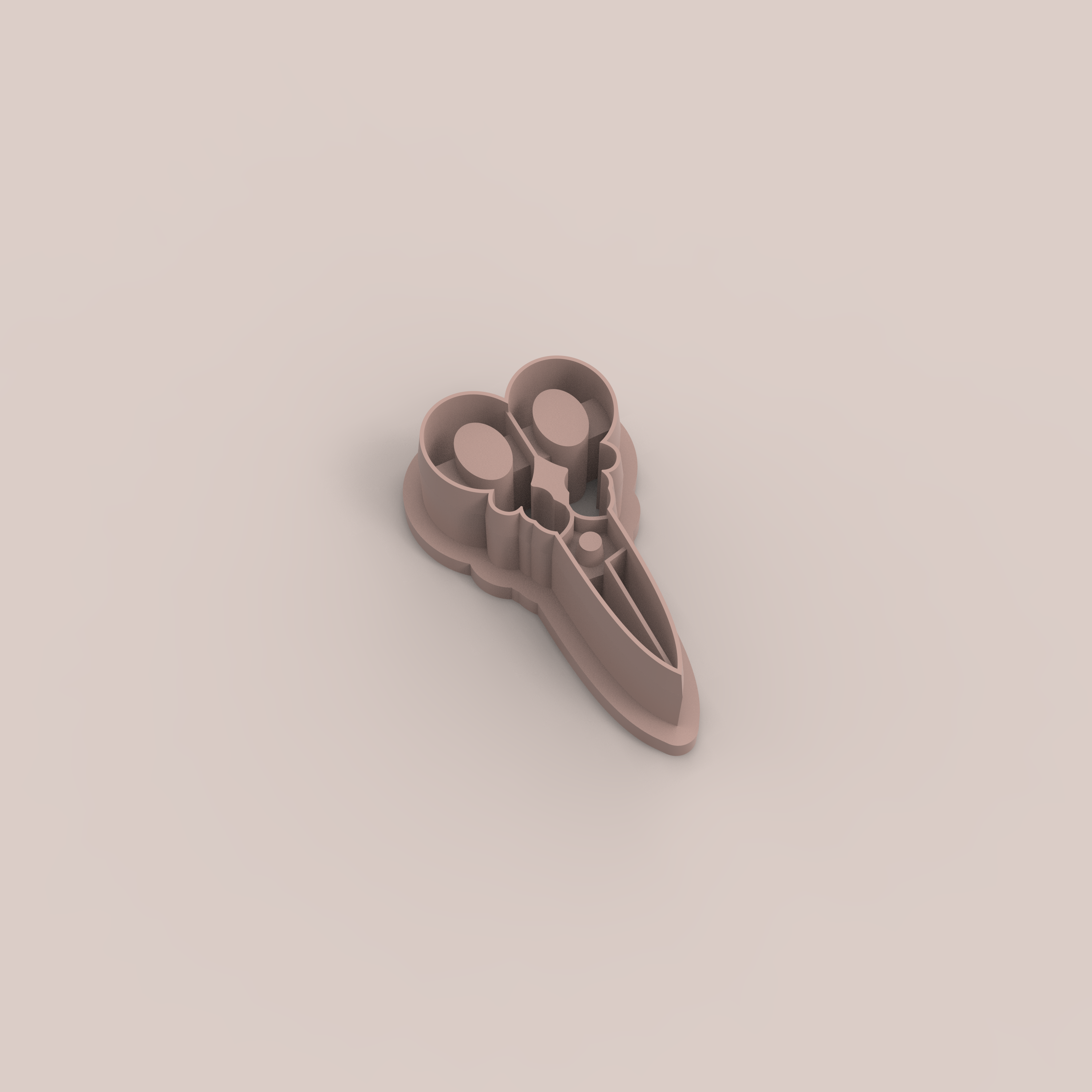 Vintage Scissors Clay Cutter