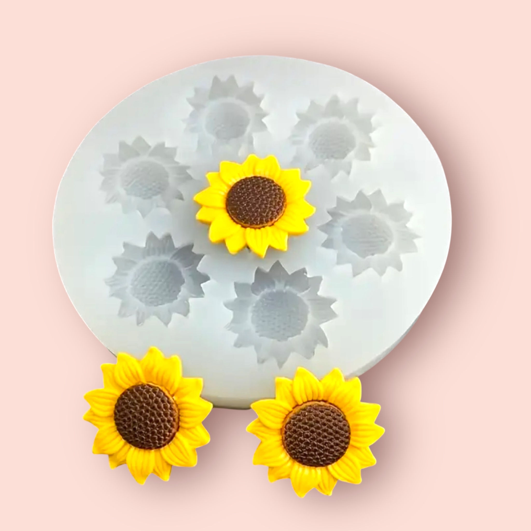 Sunflower Mould- For Resin and Polymer Clay