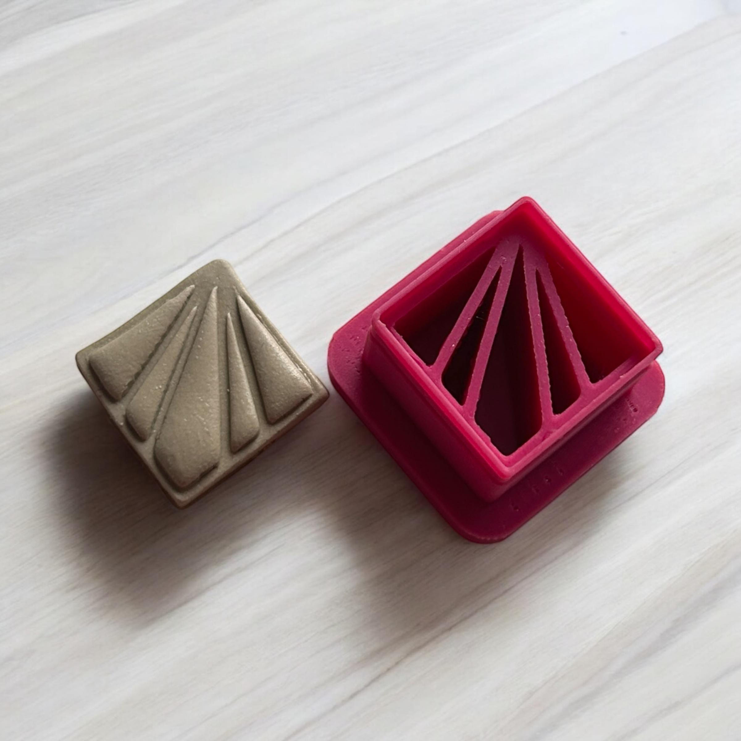 Art Deco Square 1 Clay Cutter