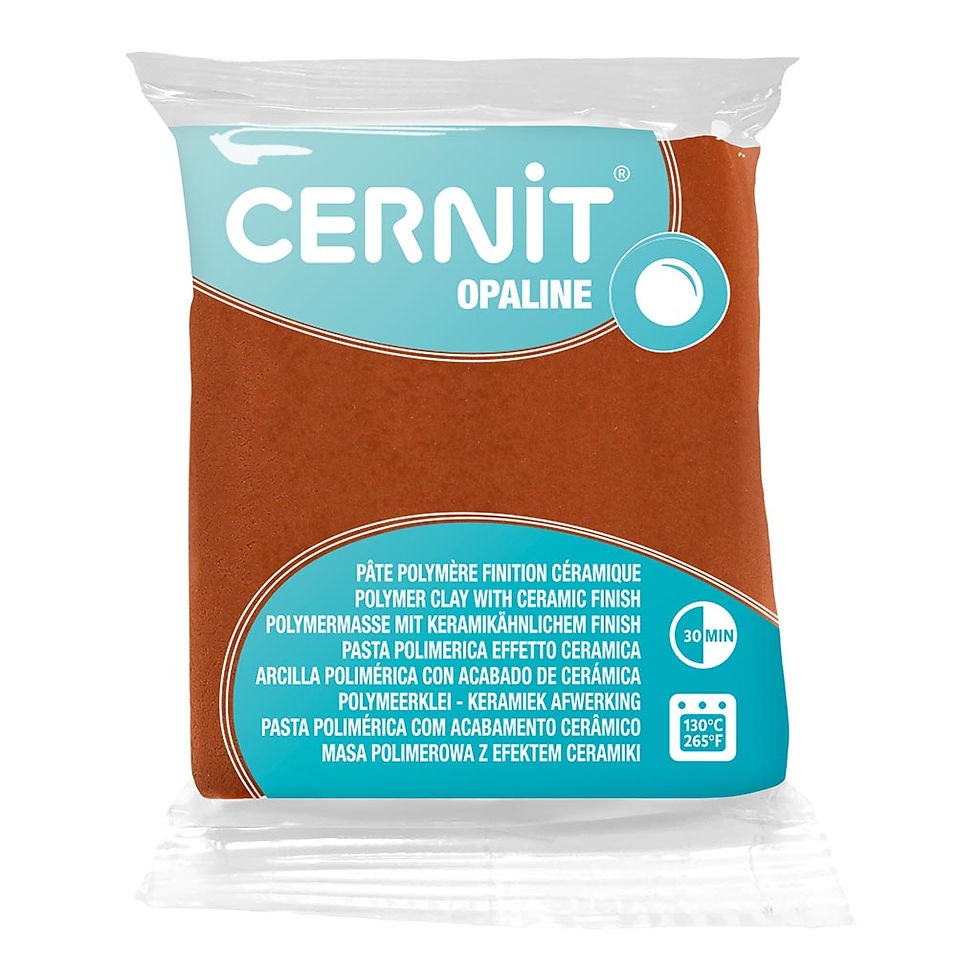Cernit Polymer Clay Opaline – Caramel (56g)