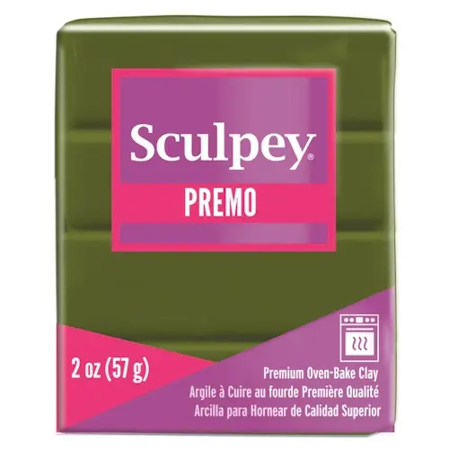 Scupley Premo Polymer Clay (57g) - Spanish Olive