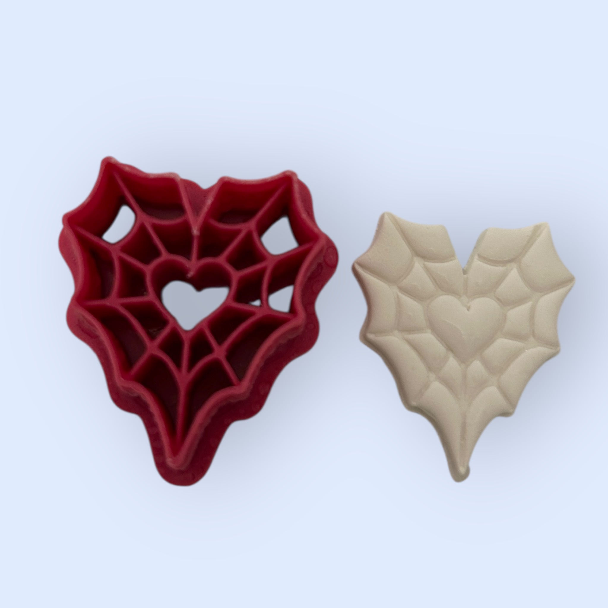 Spiderweb Heart Clay Cutter