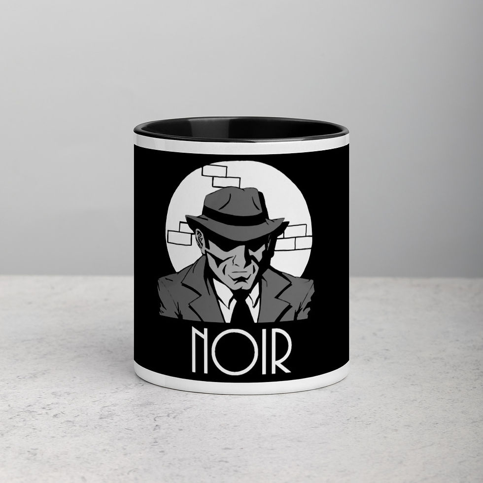 "Noir" Mug with Color Inside