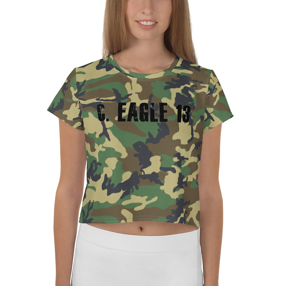 All-Over Print Crop Tee