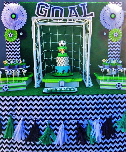 Soccer Dessert Table