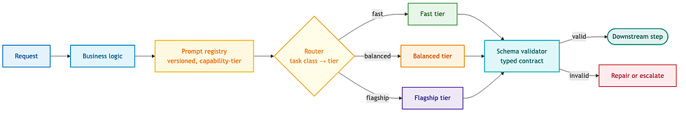 Making Applications Model-Agnostic by Design