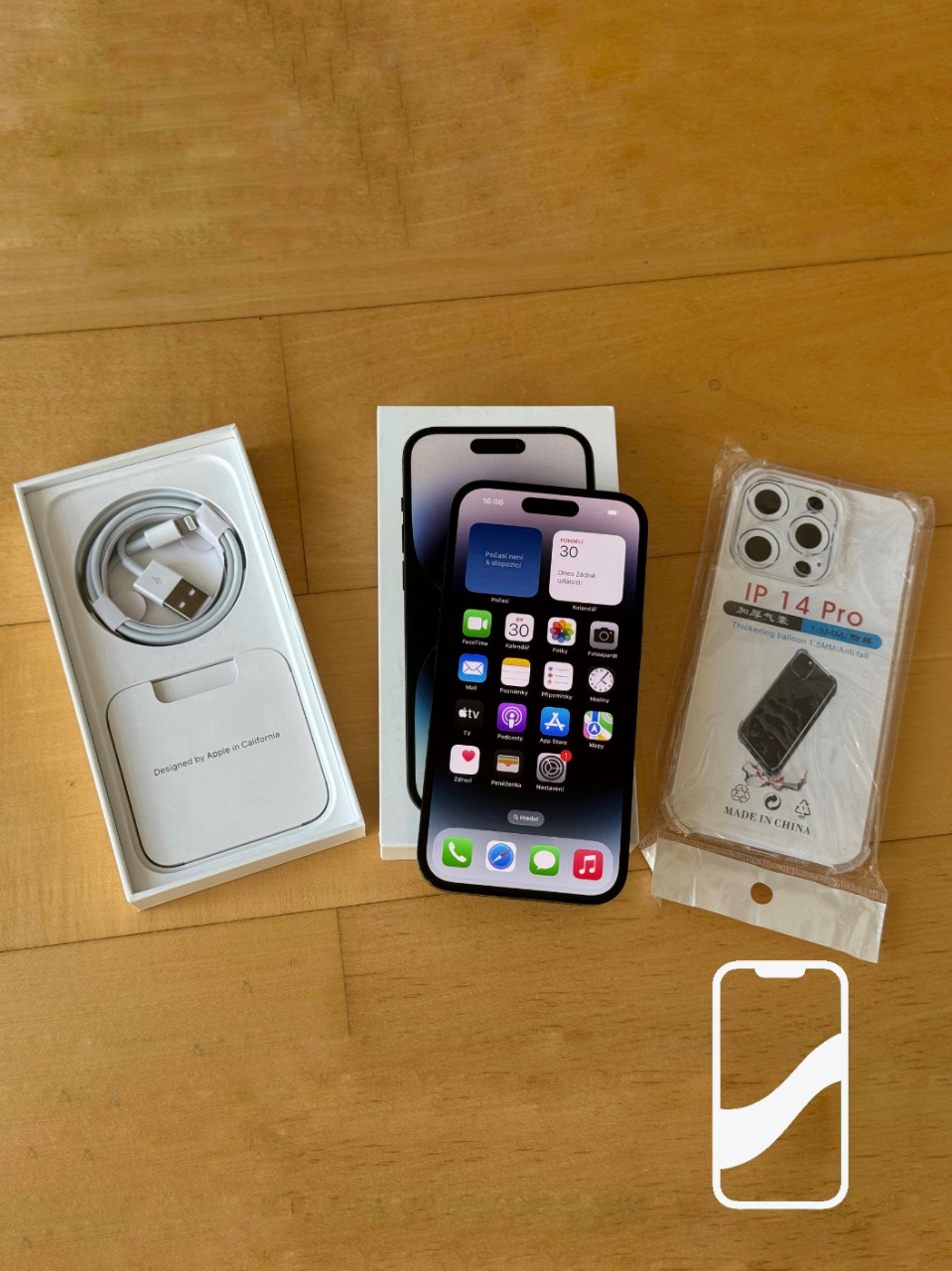 Miniatura: iPhone 14 Pro 128GB Space Black A