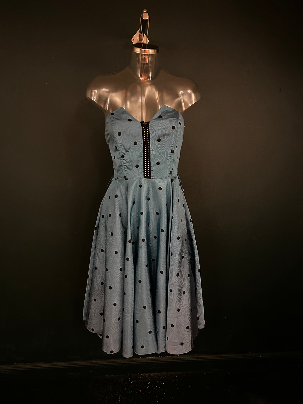 1980 polkadot part dress