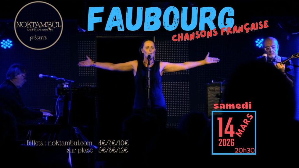TRIO FAUBOURG ・ chanson française