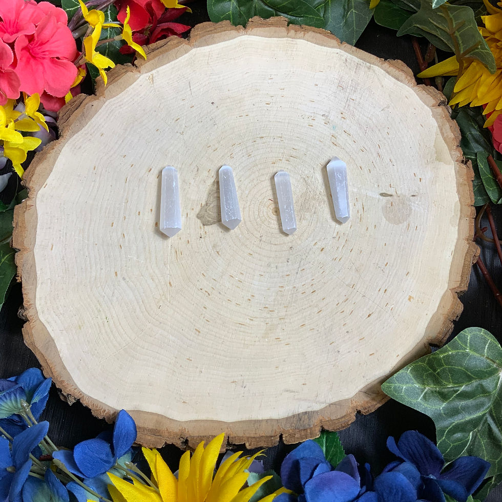 Selenite Mini Double Terminated Point