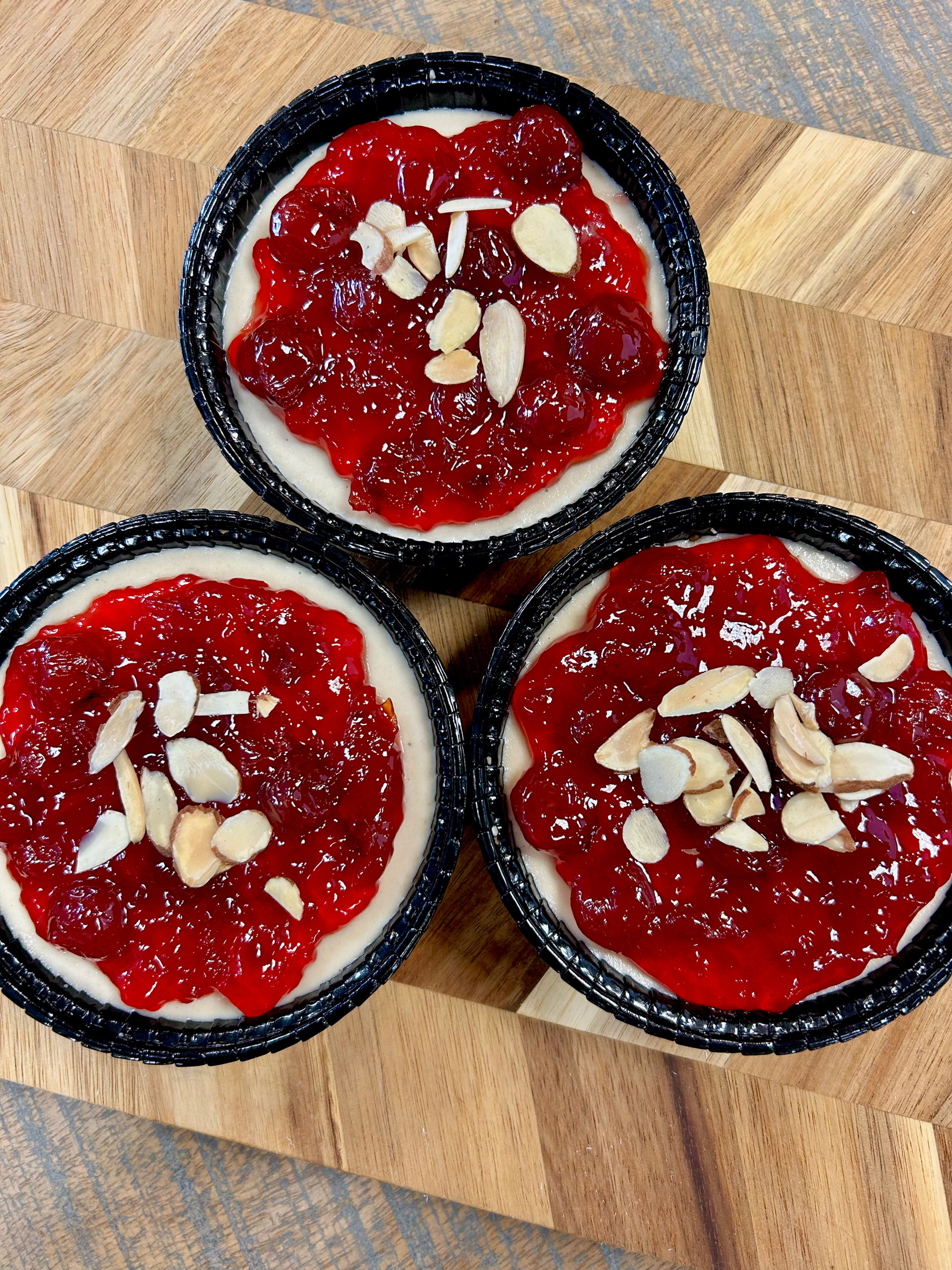 Vegan Cherry Almond Cheesecake [frozen]